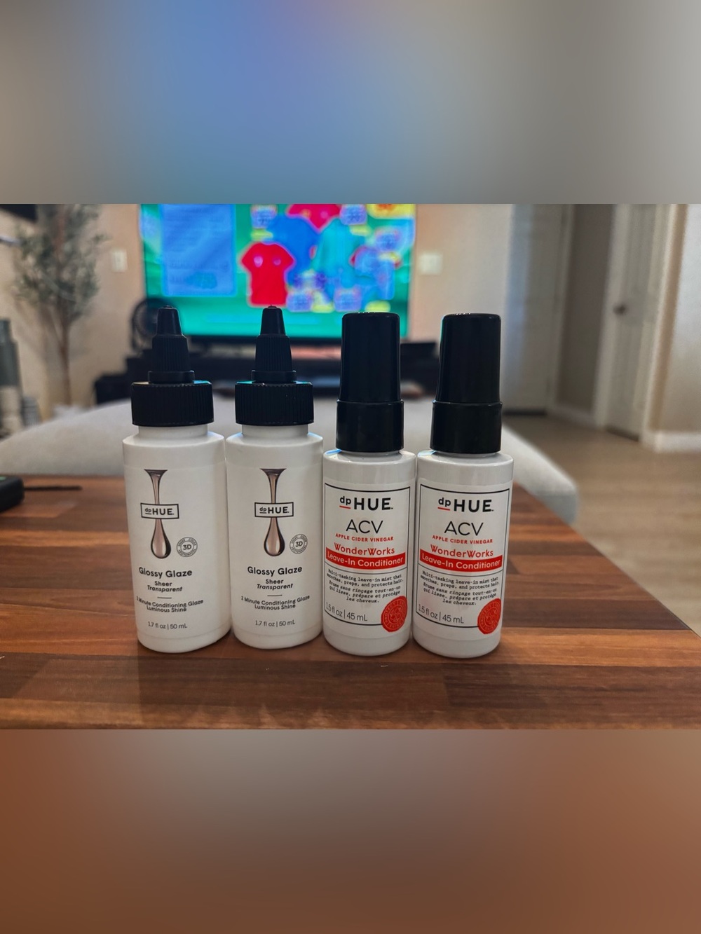 5x$25 DpHUE ACV WonderWorks Leave-In Conditioner &glossy glaze bundle NEW